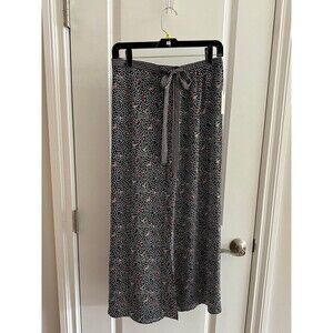NWT Black Floral Print Front Wrap Maxi Skirt – Size S - Max Studio